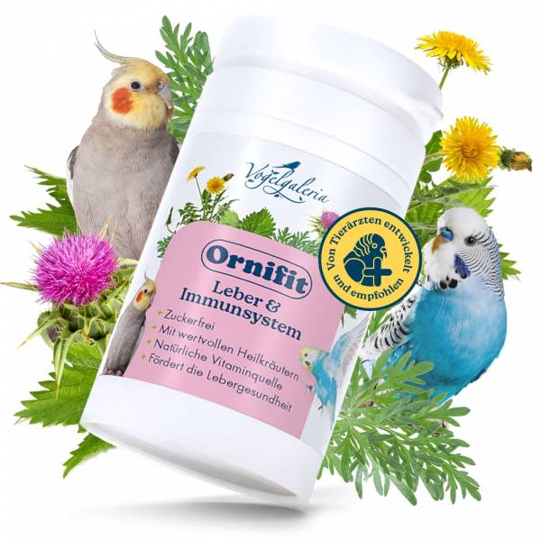 Ornifit zuckerfreies Mineralfutter zur Stärkung von Leber und Immunsystem - mit wichtigen Vitaminen